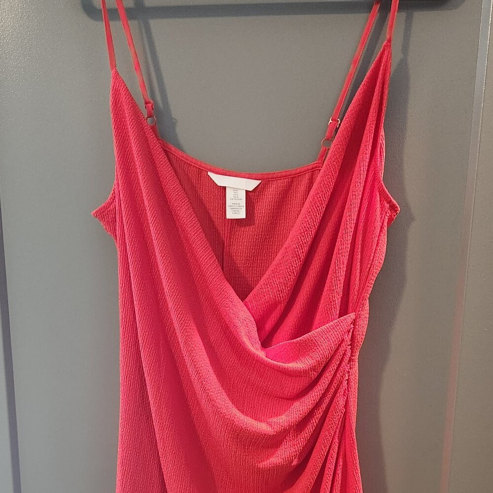Short Red Party Dress with Spaghetti Straps